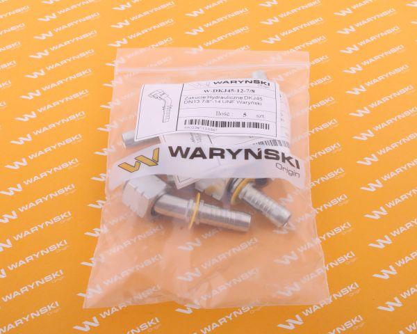 Zakucie hydrauliczne DKJ45 DN13 1 1/16'-12 UNF Waryński ( sprzedawane po 2 )