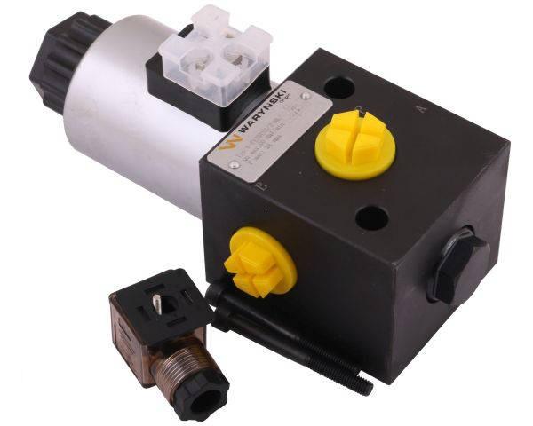 Elektrozawór 3-drogowy elektromagnetyczny kontroli 3/2 W-E12DVS3/2-80L G1/2" 12V 80L Waryński