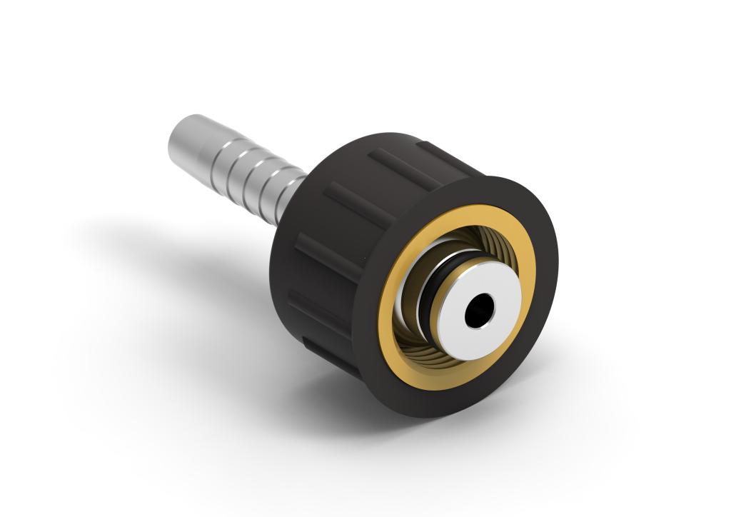 Zakucie nakretka do myjek (pasuje do Karcher) na waz DN10 GW M22x1.5 (RM-KARDN10NM) PREMIUM Waryński ( sprzedawane po 5 )