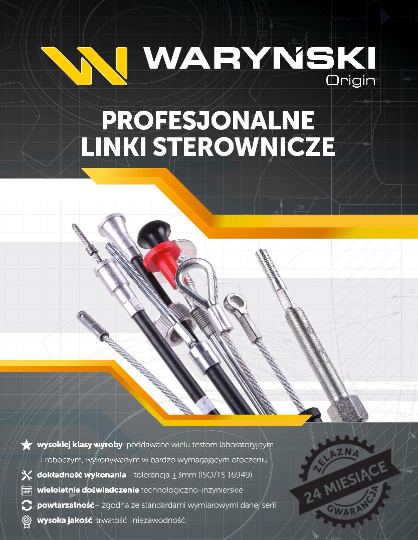 Linka - Cięgno L-645mm 57112730 ZETOR Waryński