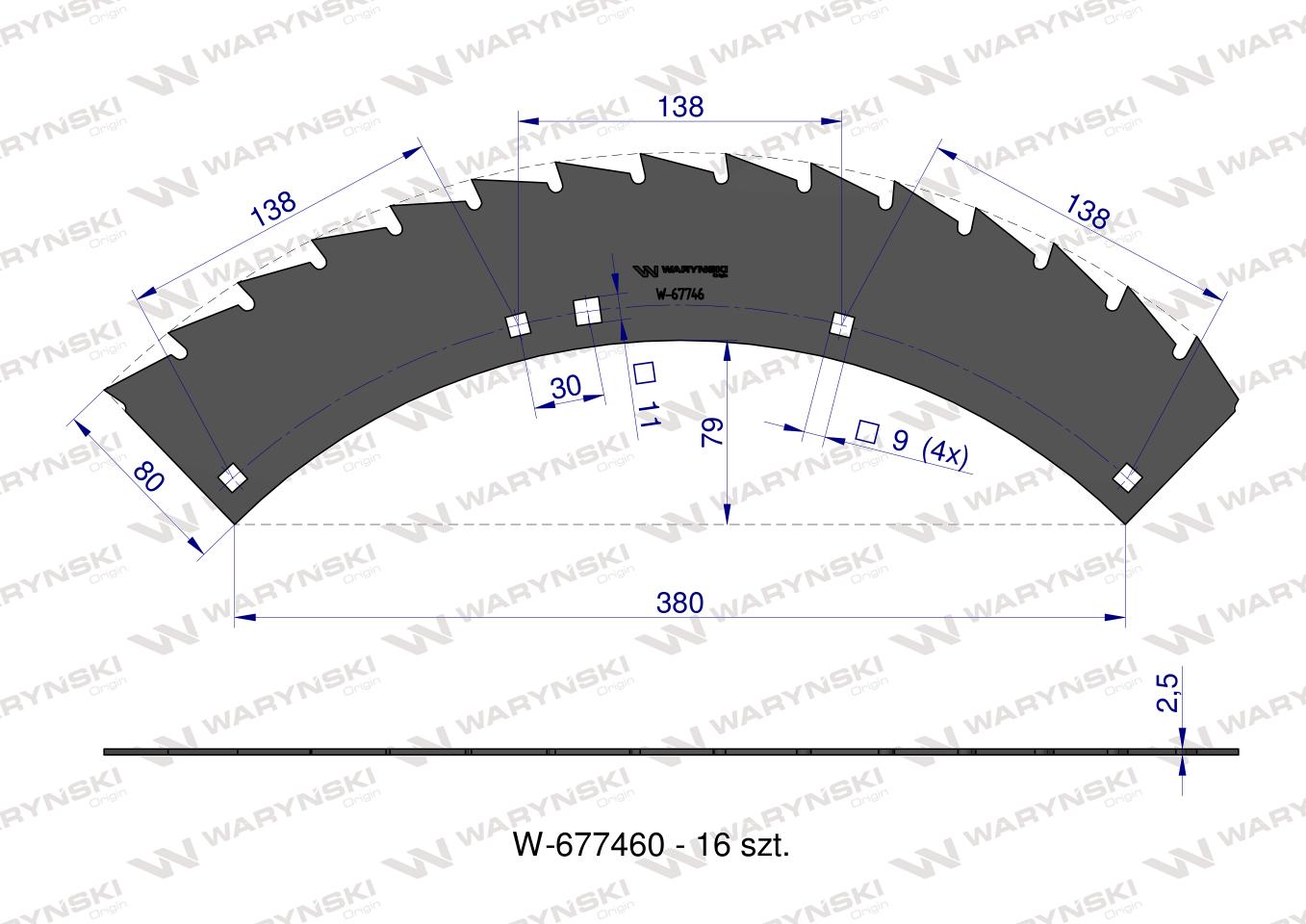 Zestaw PIŁ KEMPER M6008, 360 (plus) CA785534, Waryński