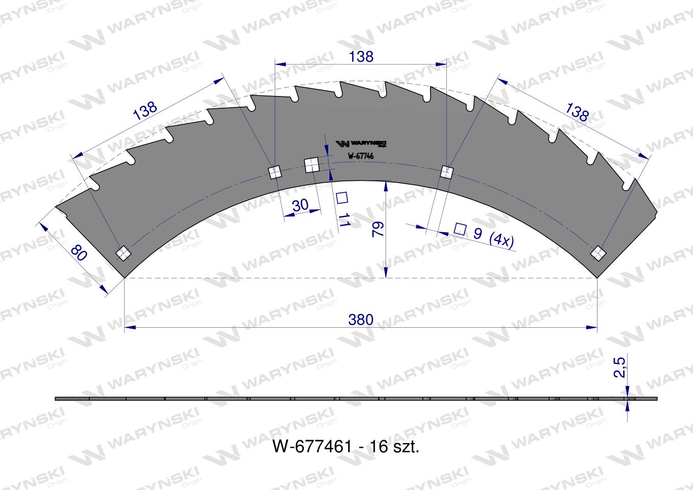 Zestaw PIŁ KEMPER M6008, 360 (plus) CA785534, Waryński