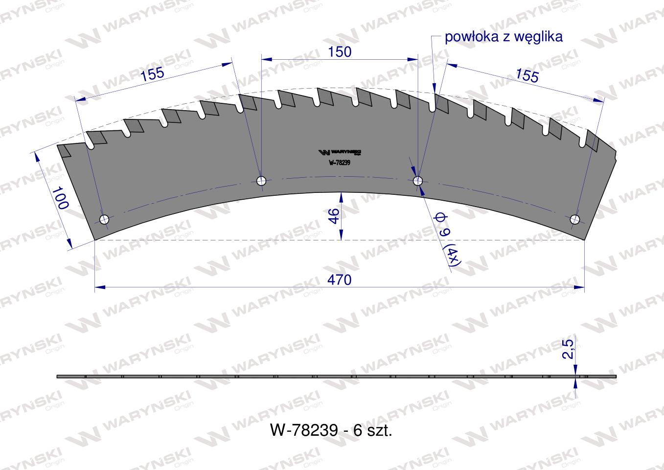 Zestaw PIŁ KEMPER 4500, 445, Waryński