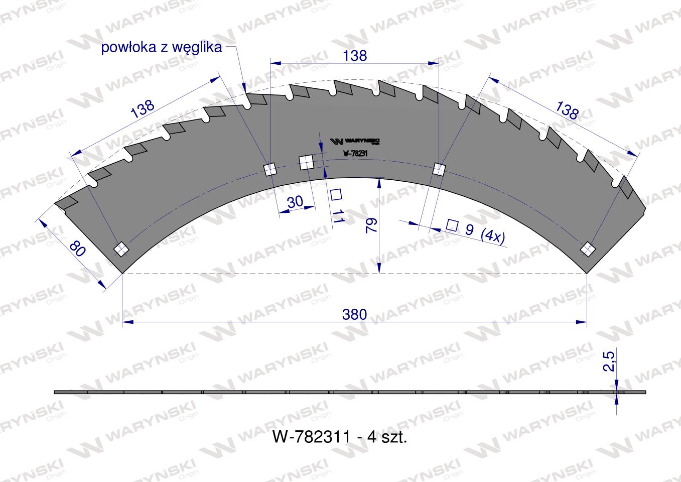 Zestaw PIŁ KEMPER 330, Waryński
