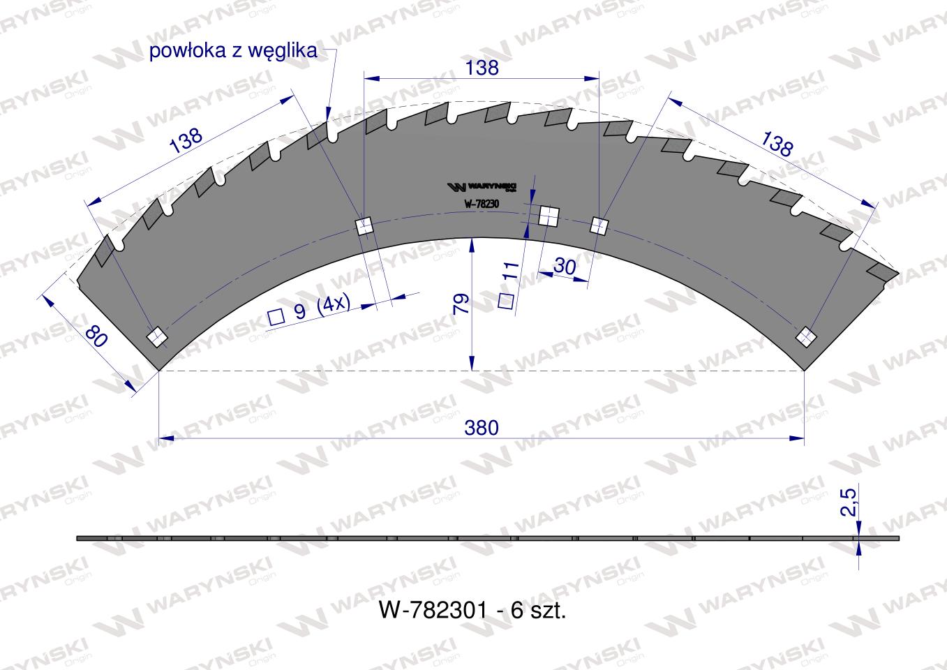 Zestaw PIŁ KEMPER 345, Waryński