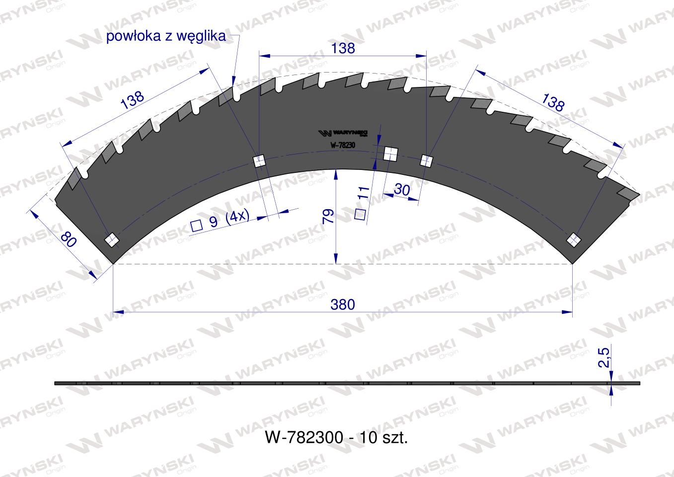 Zestaw PIŁ KEMPER 375 CA790405, Waryński