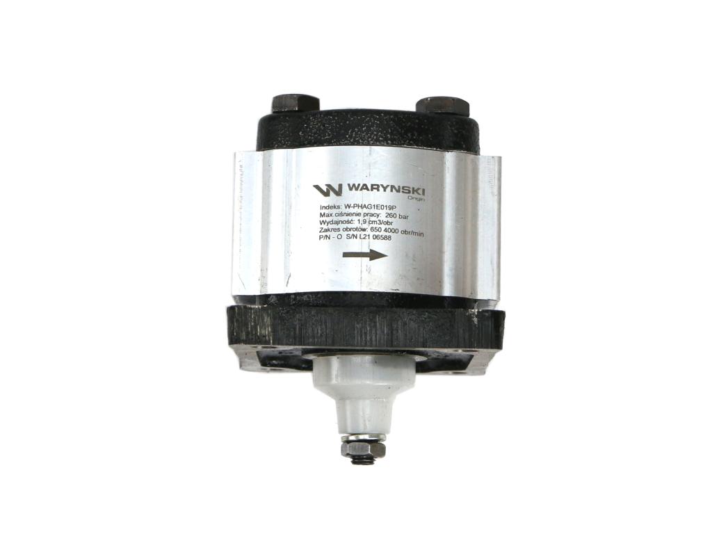 Pompa hydrauliczna zębata 1.9cm3 (grupa 1 - typ europejski) wałek 1:8 (obroty prawe) max.260 bar Waryński