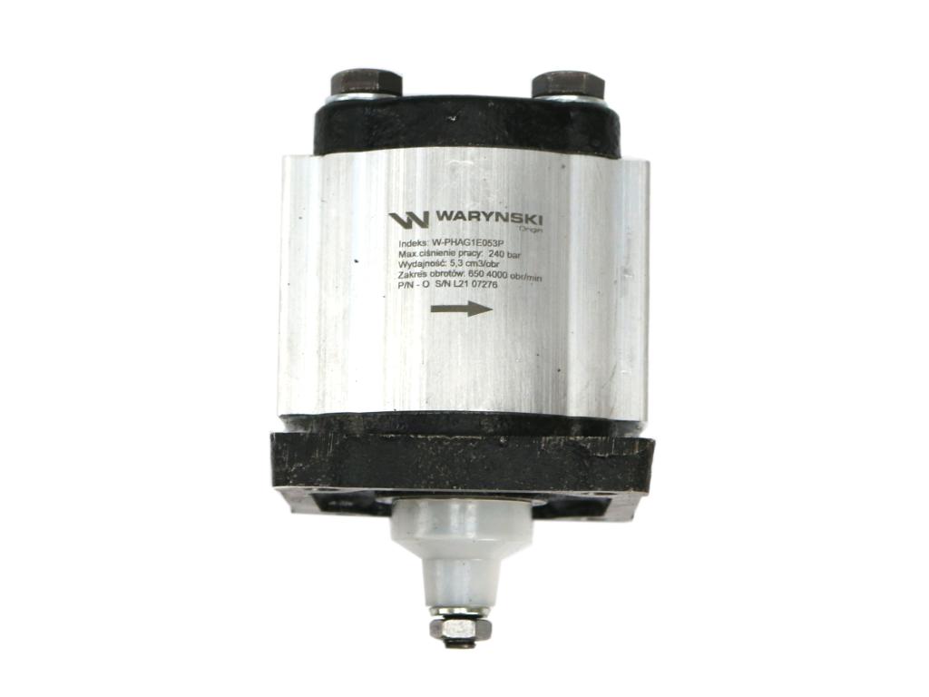 Pompa hydrauliczna zębata 5.3cm3 (grupa 1 - typ europejski) wałek 1:8 (obroty prawe) max.240 bar Waryński