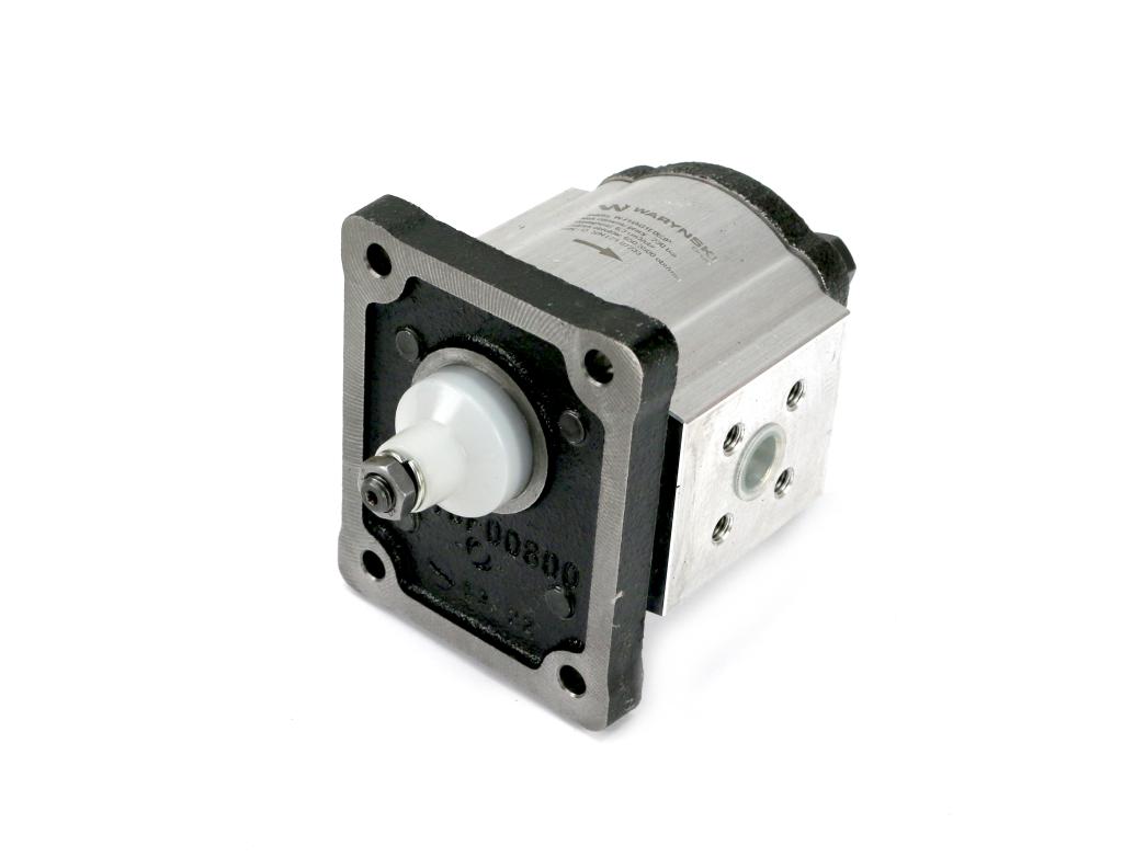 Pompa hydrauliczna zębata 6.3cm3 (grupa 1 - typ europejski) wałek 1:8 (obroty prawe) max.230 bar Waryński