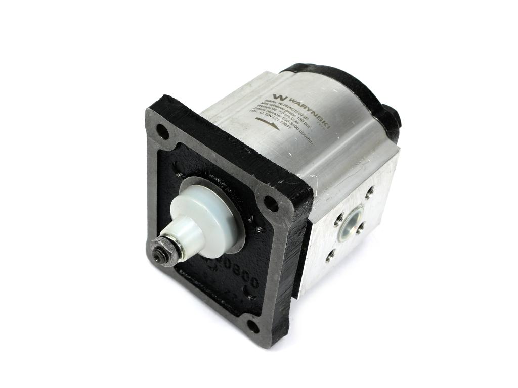 Pompa hydrauliczna zębata 7.5cm3 (grupa 1 - typ europejski) wałek 1:8 (obroty prawe) max.180 bar Waryński