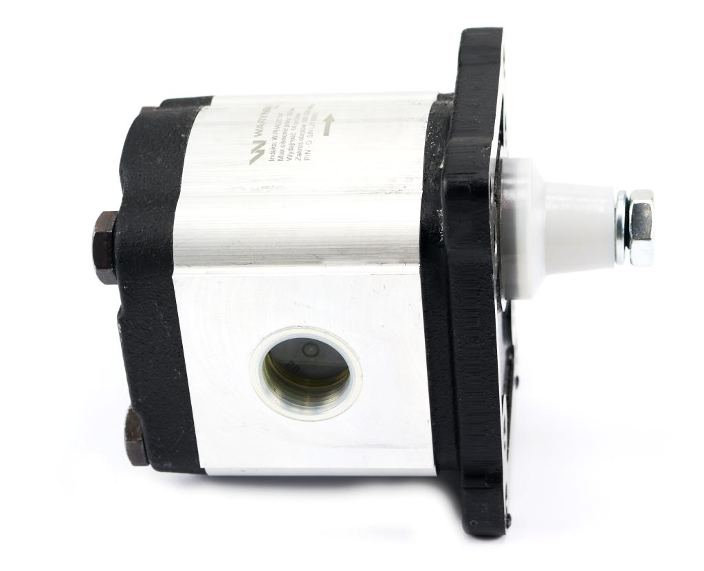 Pompa hydrauliczna zębata 4.0cm3 (grupa 2 - typ europejski) wałek 1:8 przyłącza gwintowane (obroty prawe) max.260 bar Waryński
