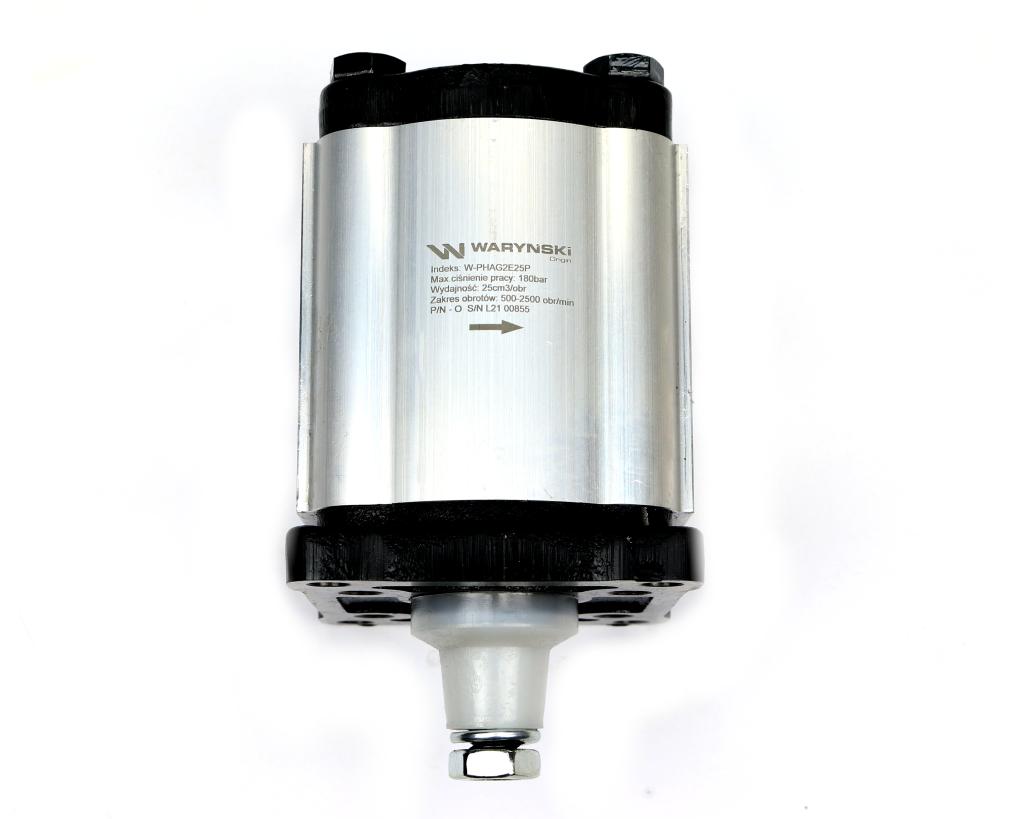 Pompa hydrauliczna zębata 25.0cm3 (grupa 2 - typ europejski) wałek 1:8 przyłącza gwintowane (obroty prawe) max.180 bar Waryński