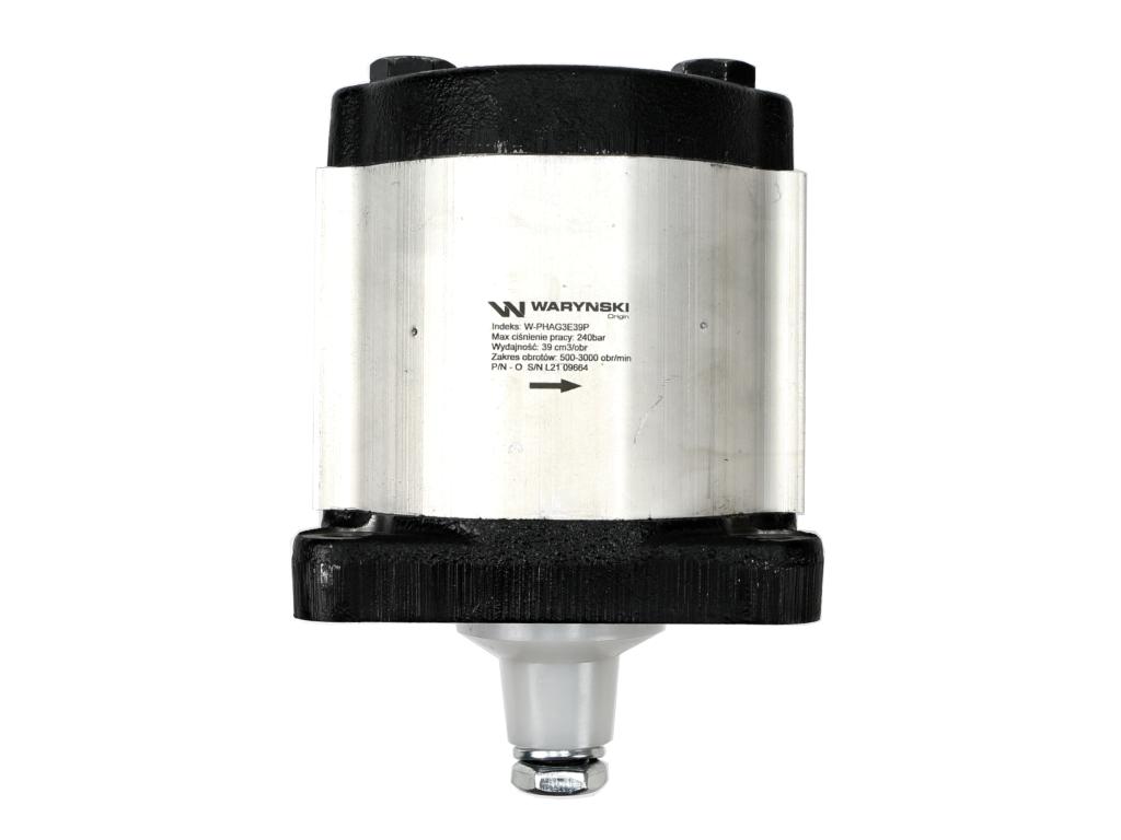 Pompa hydrauliczna zębata 39.0cm3 (grupa 3 - typ europejski) wałek 1:8 przyłącza gwintowane (obroty prawe) max.240 bar Waryński