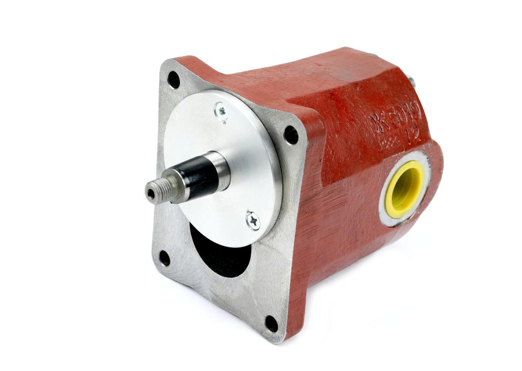 Pompa hydrauliczna zębata do Bizon Z-050 stary typ PZS-KP-25 (obroty lewe) 16Mpa w korpusie żeliwnym Waryński