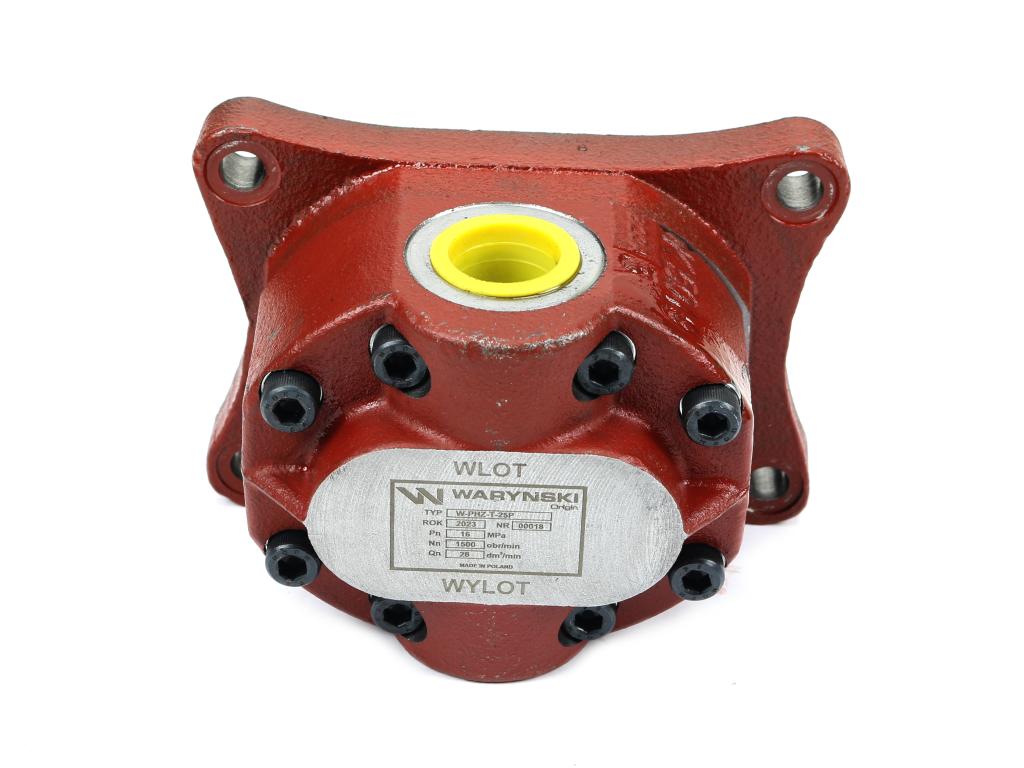 Pompa hydrauliczna zębata do Trol PZS-25P. PZ2-KZ-25P (obroty prawe) 16Mpa w korpusie żeliwnym Waryński