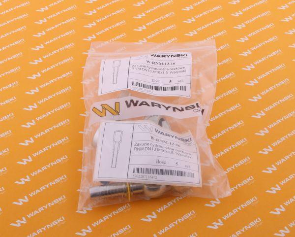 Zakucie hydrauliczne oczkowe RNM DN08 M16x1.5 Waryński ( sprzedawane po 10 )