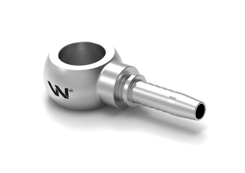 Zakucie hydrauliczne oczkowe RNR DN08 3/8" PREMIUM Waryński ( sprzedawane po 10 )