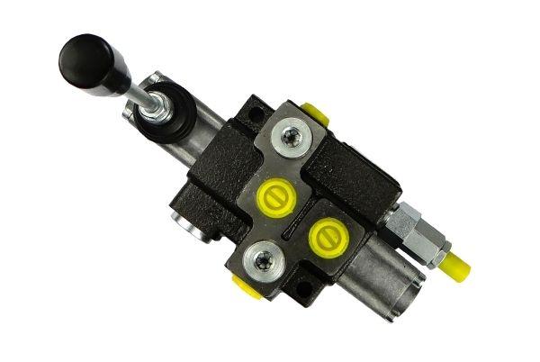 Rozdzielacz hydrauliczny 1-sekcyjny max przepływ 40L  z zatrzaskiem Waryński