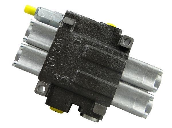 Rozdzielacz hydrauliczny 2-sekcyjny max przepływ 40L  Waryński