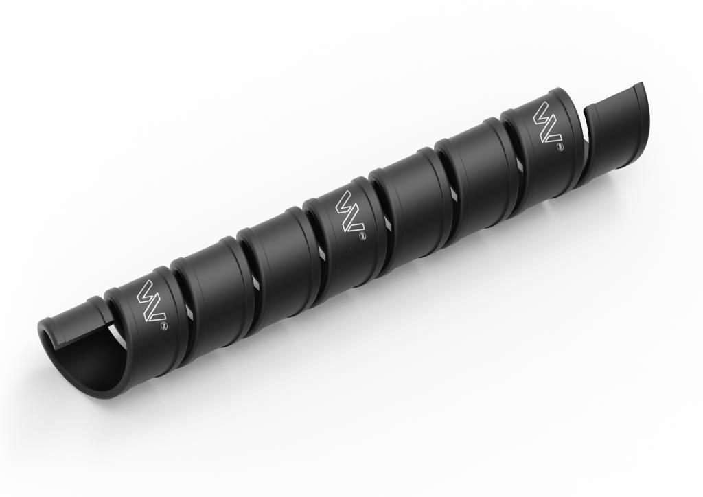 Osłona spiralna HDPE ochronna na węże i przewody SGX-16 (Zakres: 13-17mm) czarna Waryński, (sprzedawane po 50)