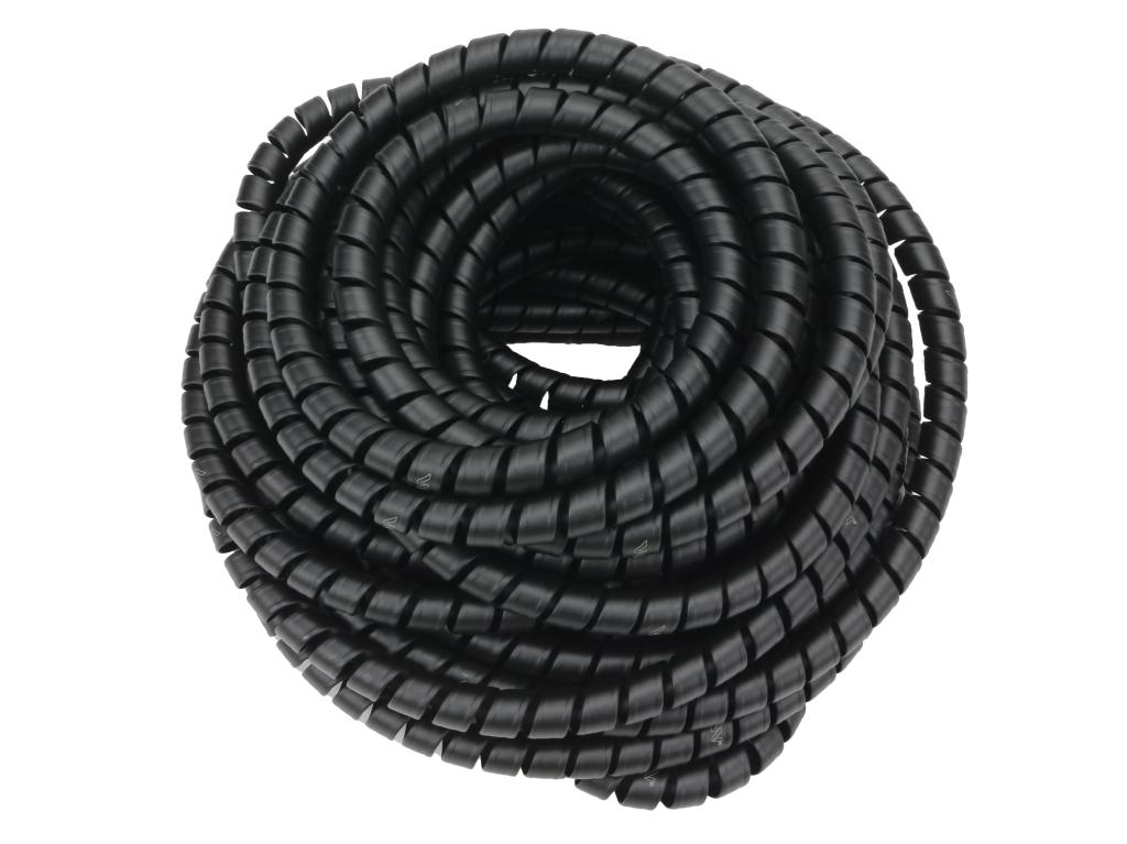 Osłona spiralna HDPE ochronna na węże i przewody SGX-20 (Zakres: 16-21mm) czarna Waryński, (sprzedawane po 25)