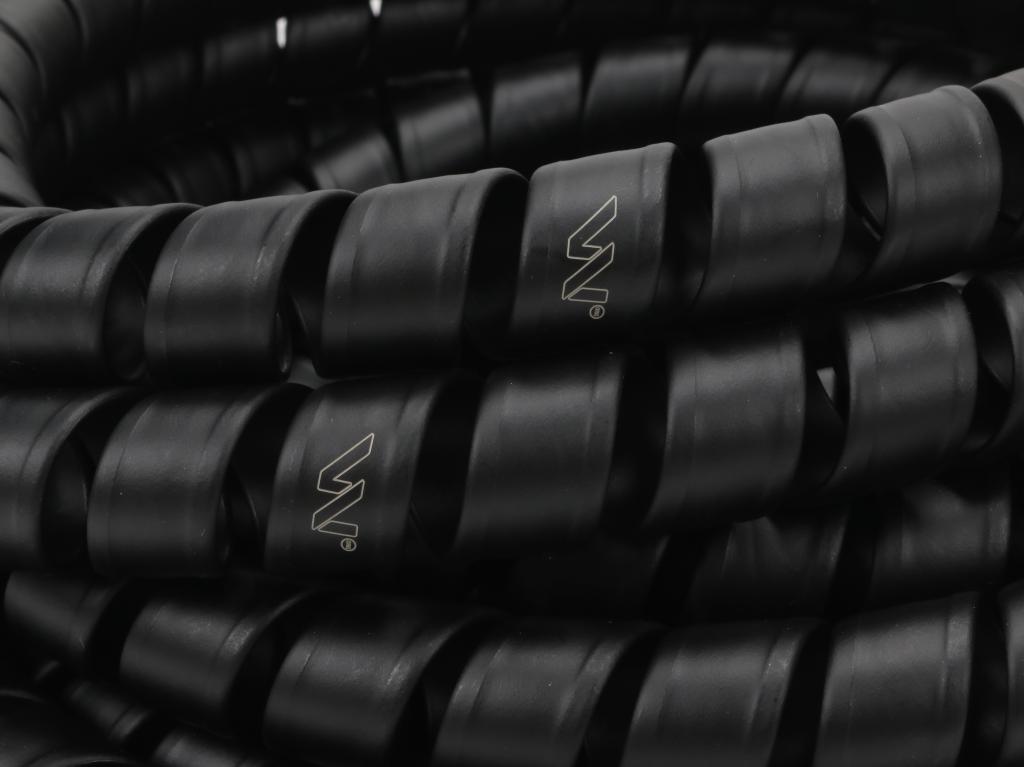 Osłona spiralna HDPE ochronna na węże i przewody SGX-20 (Zakres: 16-21mm) czarna Waryński, (sprzedawane po 25)