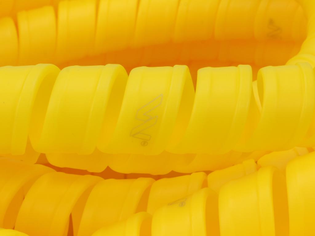 Osłona spiralna HDPE ochronna na węże i przewody SGX-20 (Zakres: 16-21mm) żółta Waryński, (sprzedawane po 25)