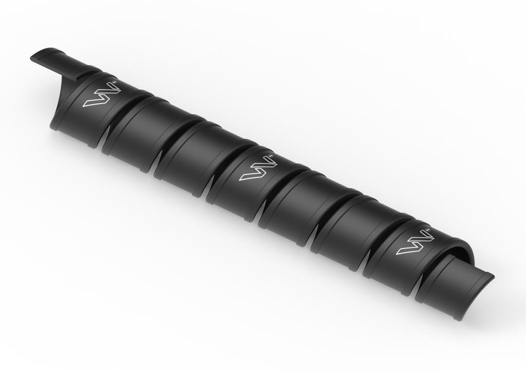 Osłona spiralna HDPE ochronna na węże i przewody SGX-25 (Zakres: 20-26mm) czarna Waryński, (sprzedawane po 25)