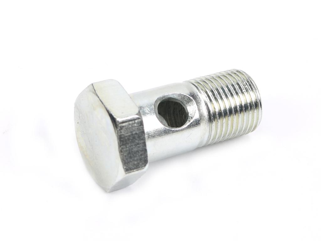 Śruba oczkowa przelewowa calowa G1/2-14. L-42mm. Waryński ( sprzedawane po 10 )