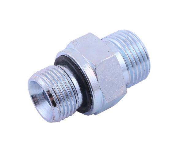 Złącze hydrauliczne proste BB (przyłączka) M22x1.5 (15L) x 3/8" BSP z uszczelnieniem XGE15LR-3/8"ED (G3/8X22) Waryński ( sprzedawane po 10 )