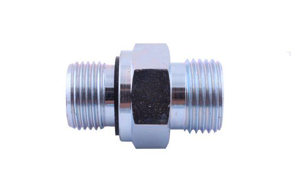 Złącze hydrauliczne proste BB (przyłączka) M22x1.5 (15L) x 3/8" BSP z uszczelnieniem XGE15LR-3/8"ED (G3/8X22) Waryński ( sprzedawane po 10 )