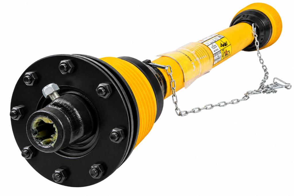 Wał, przegubowo-teleskopowy 1010-1540mm 1240Nm Z6 - 1 3/4 z drugiej strony sprzęgło cierne tarczowe 1700Nm Z6 - 1 3/4 CE CE 2020 seria 8R, Waryński