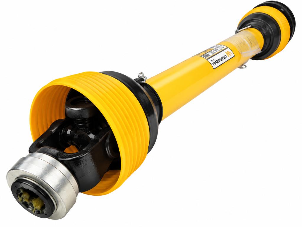 Wał, przegubowo-teleskopowy 1010-1540mm 1240Nm Z6 - 1 3/4 z drugiej strony sprzęgło cierne tarczowe 1700Nm Z6 - 1 3/4 CE CE 2020 seria 8R, Waryński