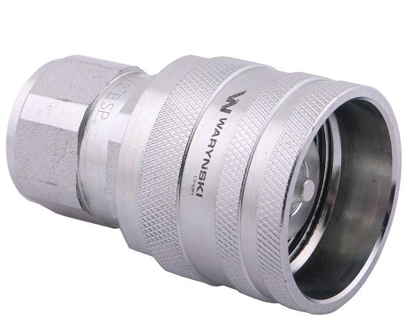 Szybkozłącze hydrauliczne skręcane wtyczka G1/2"BSP gwint wewnętrzny 300bar Waryński