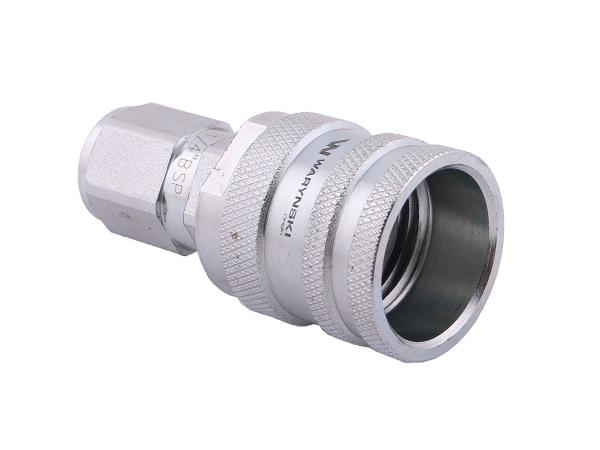 Szybkozłącze hydrauliczne skręcane wtyczka G1/4"BSP gwint wewnętrzny 350bar Waryński