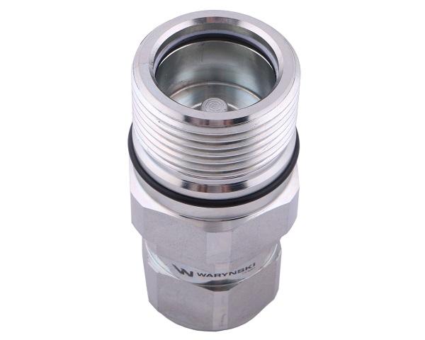 Szybkozłącze hydrauliczne skręcane gniazdo G1"BSP gwint wewnętrzny 250bar Waryński