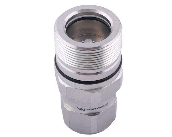 Szybkozłącze hydrauliczne skręcane gniazdo G3/4"BSP gwint wewnętrzny 250bar Waryński