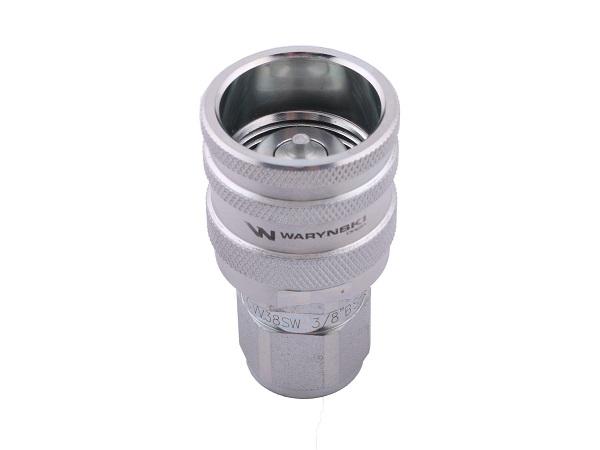 Szybkozłącze hydrauliczne skręcane wtyczka G3/8"BSP gwint wewnętrzny 300bar Waryński