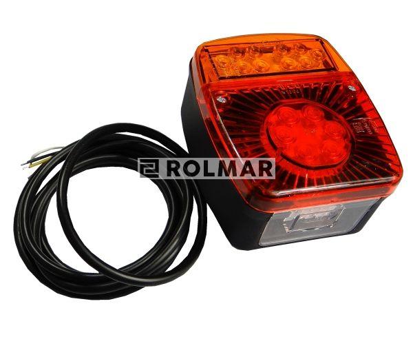 Lampa przyczepki diodowa LED z oświetleniem tablicy W18U