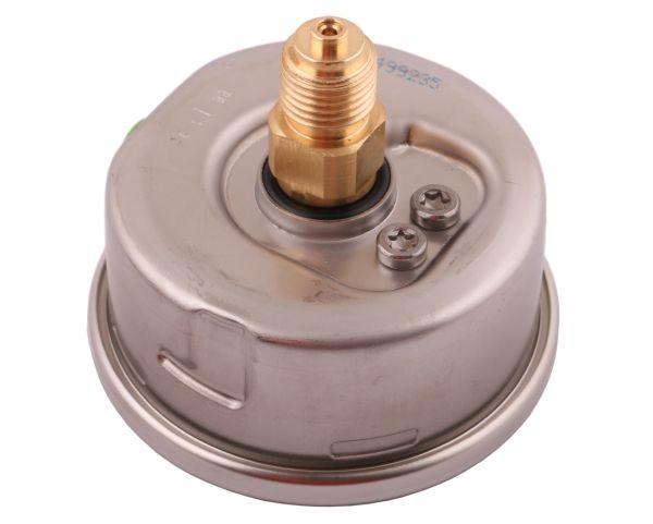 Wakuometr glicerynowy M63 (-1 do 0 bar) tylne przyłącze G1/4" POLMO