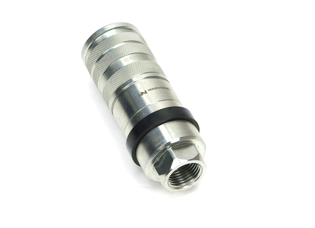 Szybkozłącze hydrauliczne zrywalne seria WIA3CV (3CFPV) 68 l/min gniazdo G1/2"BSP gwint wewnętrzny EURO PUSH-PULL (ISO 7241-A) Waryński