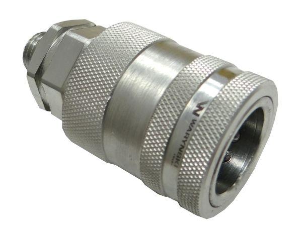 Szybkozłącze hydrauliczne gniazdo M14x1.5 gwint zewnętrzny EURO PUSH-PULL (9100814G) (ISO 7241-A) Waryński