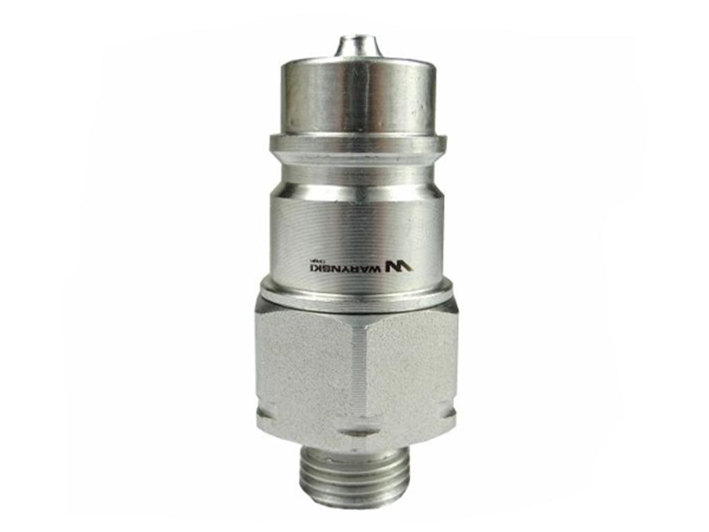 Szybkozłącze hydrauliczne wtyczka M16x1.5 gwint zewnętrzny EURO (9100816W) (ISO 7241-A) Waryński (opakowanie 10szt)