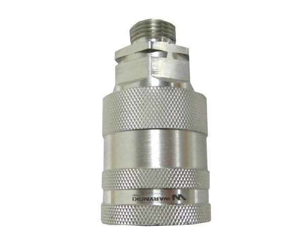 Szybkozłącze hydrauliczne gniazdo M18x1.5 gwint zewnętrzny EURO PUSH-PULL (9100818G) (ISO 7241-A) Waryński