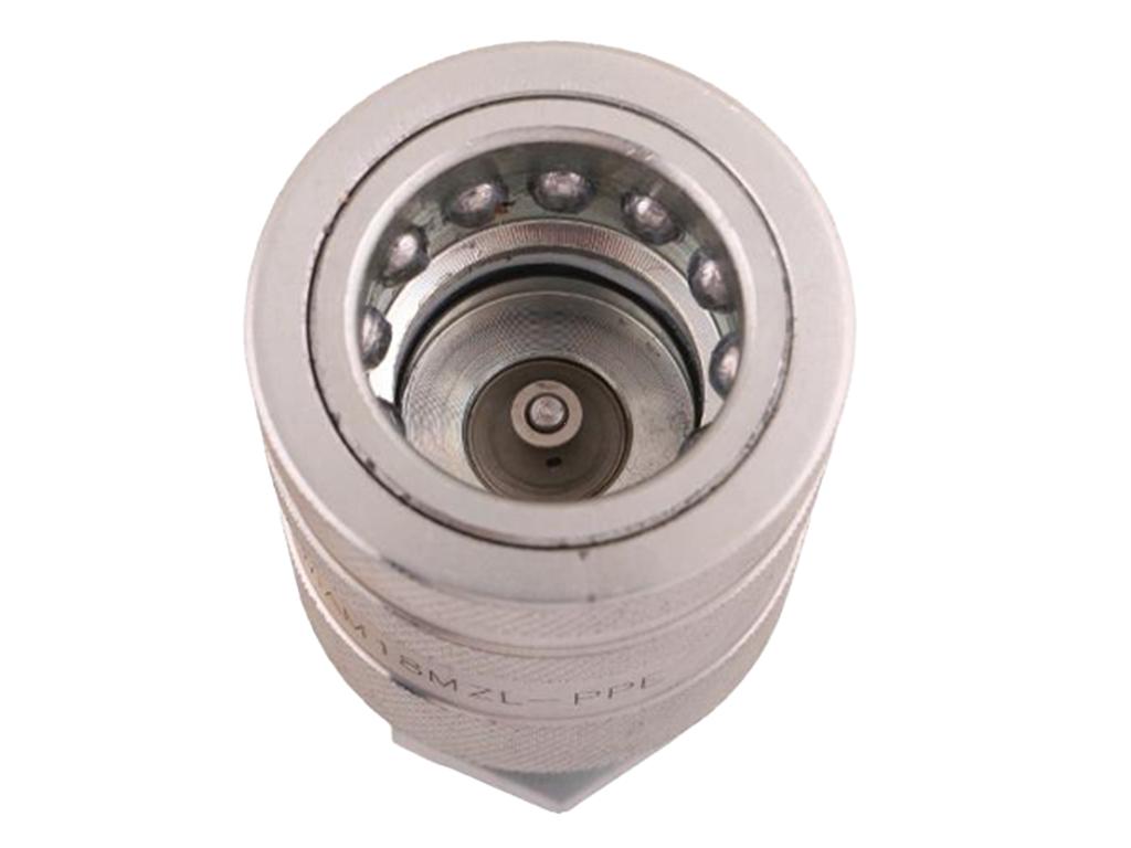 Szybkozłącze hydrauliczne gniazdo long z eliminatorem ciśnienia M18x1.5 gwint zew. EURO PUSH-PULL (9100818GL) (ISO 7241-A) Waryński (opakowanie 10szt)