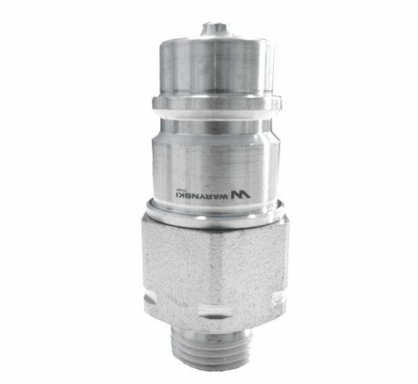 Szybkozłącze hydrauliczne wtyczka M18x1.5 gwint zewnętrzny EURO (9100818W) (ISO 7241-A) Waryński (opakowanie 50szt)