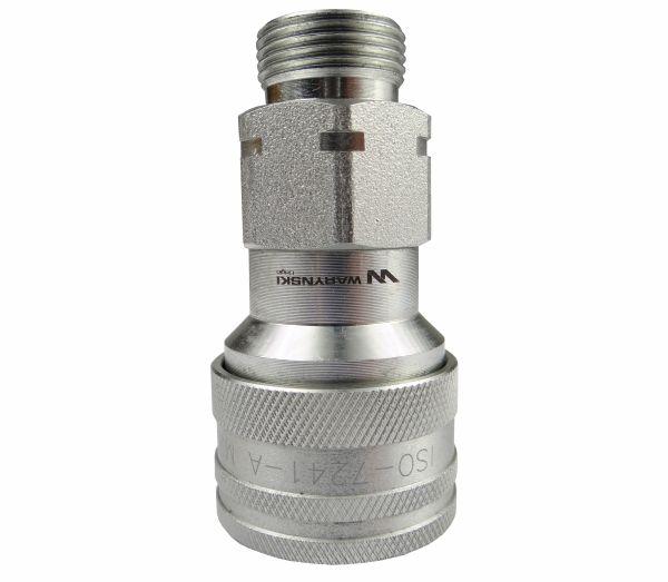 Szybkozłącze hydrauliczne gniazdo M22x1.5 gwint zewnętrzny EURO (9100822G) (ISO 7241-A) Waryński