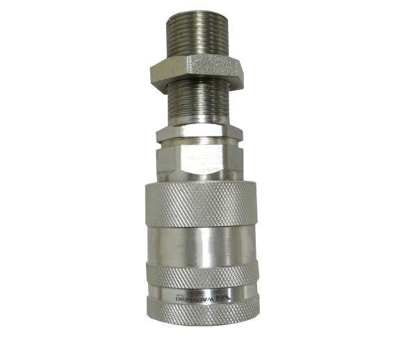 Szybkozłącze hydrauliczne gniazdo long M22x1.5 gwint zewnętrzny EURO PUSH-PULL (9100822GL) (ISO 7241-A) Waryński