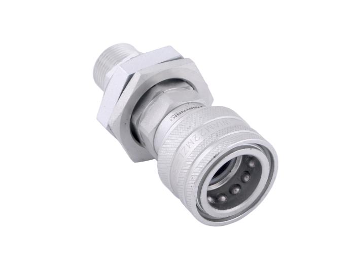 Szybkozłącze hydrauliczne gniazdo long M22x1.5 gwint zewnętrzny EURO (Adaptacja starego typu 504900) (9199822G/ST) (ISO 7241-A) Waryński  (opakowanie 10szt)