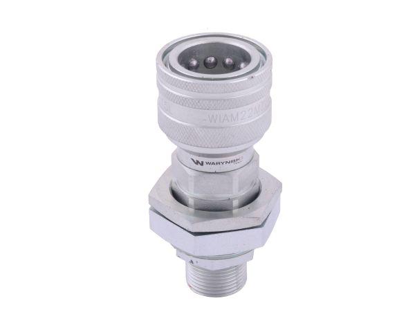 Szybkozłącze hydrauliczne gniazdo long M22x1.5 gwint zewnętrzny EURO (Adaptacja starego typu 504900) (9199822G/ST) (ISO 7241-A) Waryński